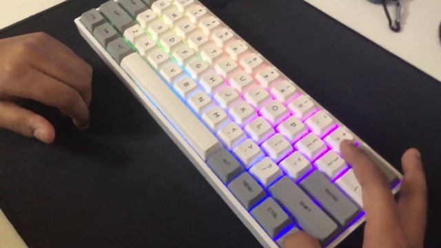 SK61 Gaming Keyboard Unboxing/Review |Optical Red Switch Noises| Fortnite Gameplay + HANDCAM #TNARC