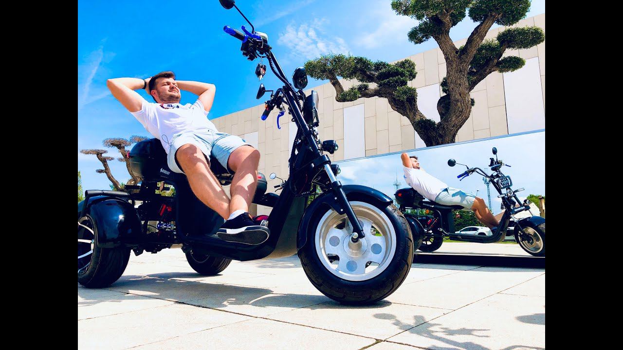 Электроскутер SkyBoard BR-60 3000 FAST TRIKE - обзор, замер максималки