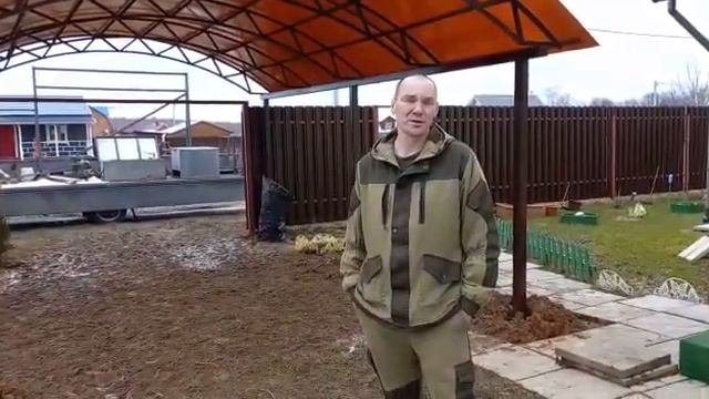 ? Видео отзыв по установке навеса от 23.04.2022 ? от компании Ворота750