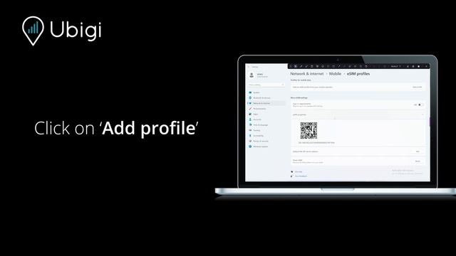 How to install Ubigi eSIM data plans on your Windows laptop?
