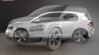 3D Model Volkswagen Golf 3door GTI 2014 - 3D Model at 3DExport.com