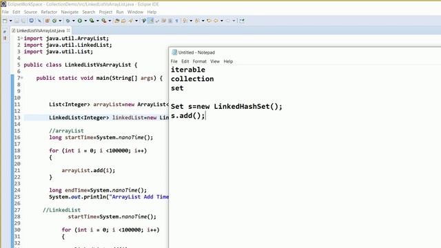 Set Interface| Iterator | Linked List | Collections Framework Java | Java Tutorial In Hindi -10