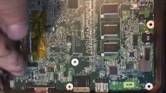 Acer Aspire One ZG5 power button not working replace mother board