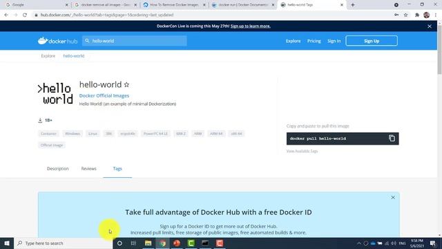 Docker Workshop (Hello-World) الدرس الرابع برنامج الاول في دوكر