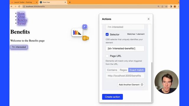 How to create an action - PostHog tutorial