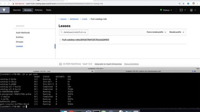 OpenShift 4 and Vault Sidecar Injector: containers consume Vault secrets without being Vault aware.