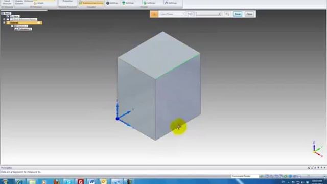 Solid Edge   Измерване на разстояние и площ _2