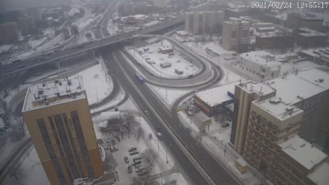 Москва - Нижегородская улица - веб камера 24.02.2021, 09:55