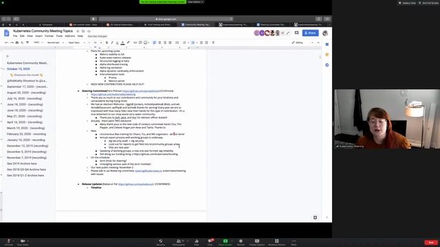 Kubernetes Community Meeting 20201015