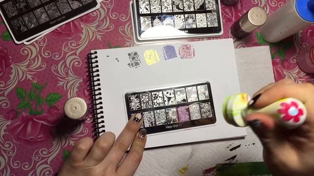 Стемпинг. Тестирование пластин Major и лаков Nikole Diary.