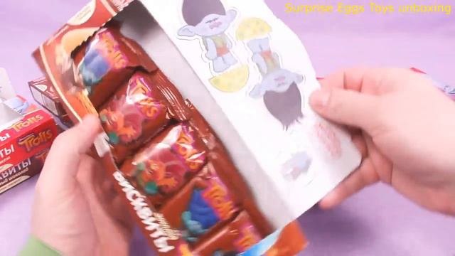 Сюрпризы ТРОЛЛИ TROLLS маффины Сюрпризы по Мультик ТРОЛЛИ