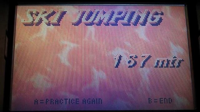 Alpine Games Ski Jump Atari Lynx Gamplay