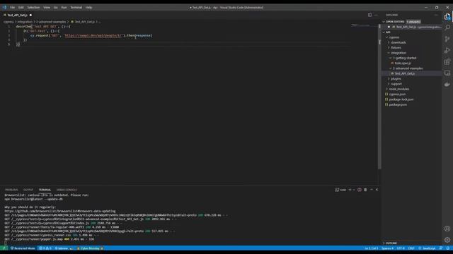 Cypress API | Cypress API testing | 18+