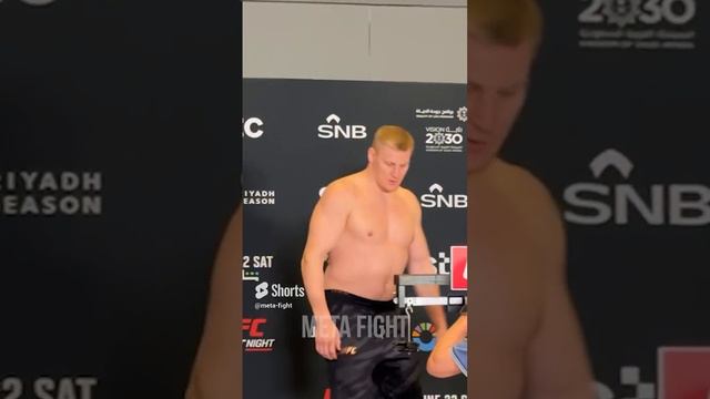 Павлович оказался тяжелее Волкова перед боем на UFC on ABC 6
