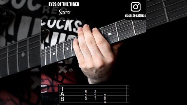 Survivor | Eyes Of The Tiger | GUITAR TAB
