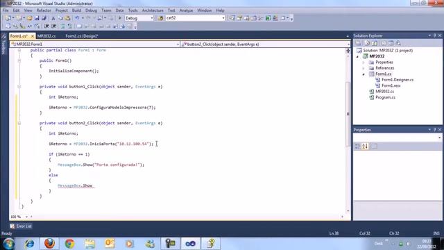 Webcast's 2012 - Programando a MP2032.dll em .Net