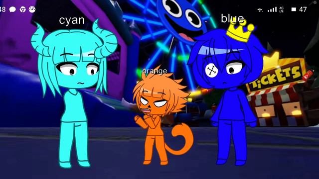 ✨откуда здесь эта гигантская волосатая фрикаделька? ✨#rainbowfriends #roblox #хочуврек