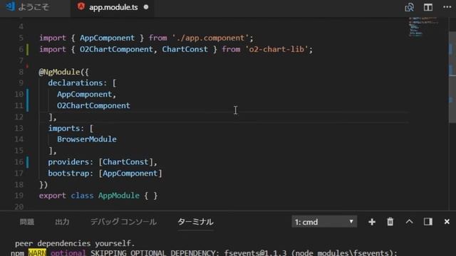 How to install chart library (d3.js v4) in Angular5 by TypeScript2