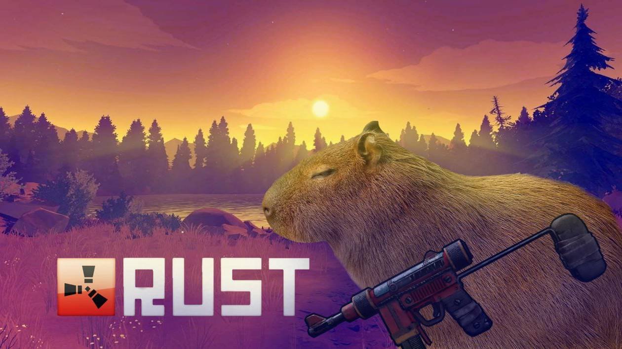 RUST трио выживание на клановом сервере