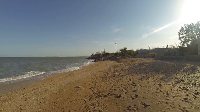Героевское. Пляж у БО "Черноморская"