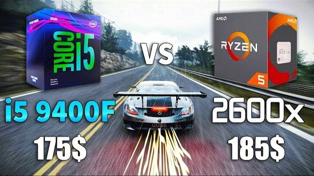 i5 9400F vs Ryzen 5 2600x Test in 9 Games