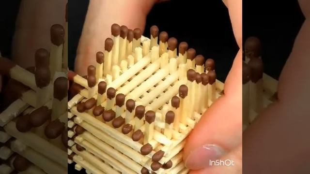 Домик из спичек