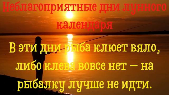 Лунный календарь рыбака на ноябрь 2021 г.