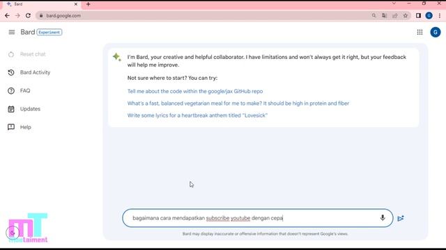 Cara  daftar Bard CHAT GPT Ai Google calon pesaing OpenAI CHATGPT