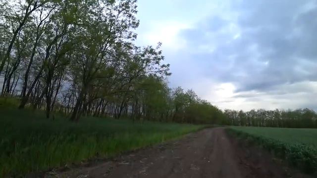 Серж Дур-Дачник. Вечер 6 мая 2019 год. В полях. Далёкая гроза.