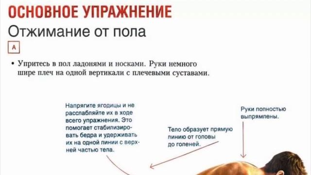 Нормы ГТО- отжимания