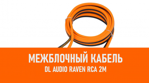 Распаковка DL Audio Raven RCA 2M межблочный кабель 2м