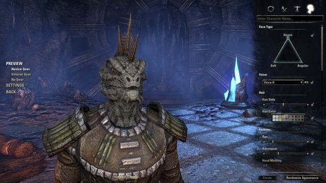 Elder Scrolls Online -- Argonian Male - Character Creation