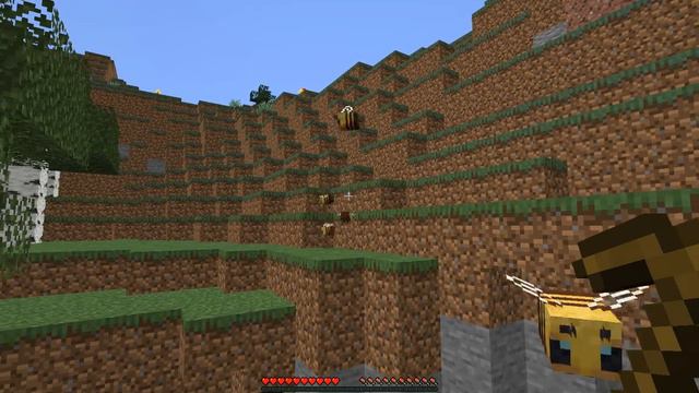 MİNECRAFT Bee Nest In Cave  | Bee Nest Attack