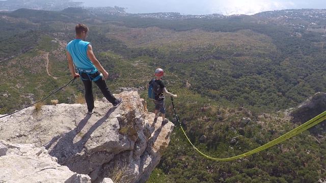 Прыжки с Шаан-Каи (235 метров) с командой RAPT - Денис 2