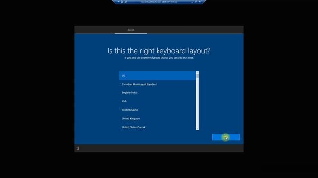 Hyper-V Installing Windows 10