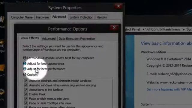Make Best Performance on Windows 8