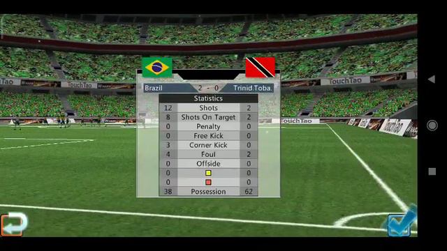 Football game | Brazil vs Trinidad & Tobago | 2025 International Cup Qualifires | Winner Soccer Evo