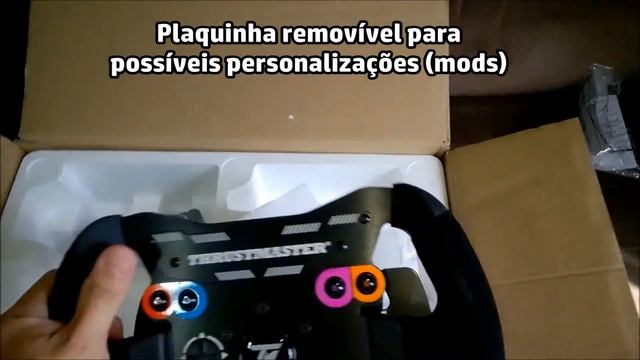 Unboxing do volante Thrustmaster TS-PC Racer