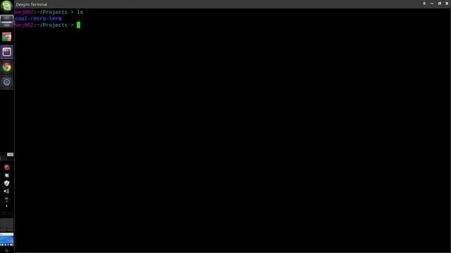 cool retro terminal compilation from source