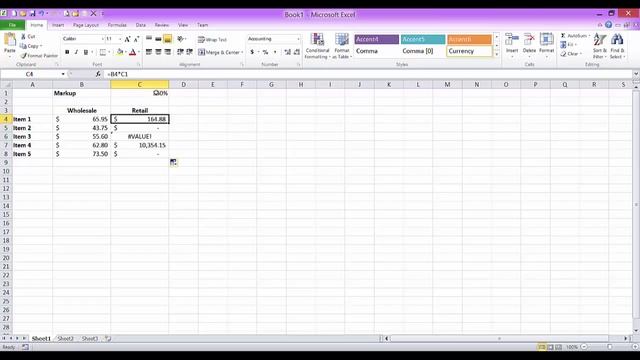 Excel - Relative And Absolute Cell Addresses