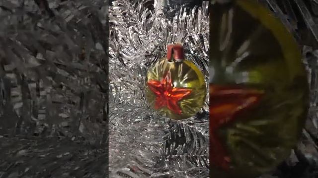 медальон звезда  довоенные ёлочные игрушки СССР Christmas toys of the USSR with Soviet propaganda