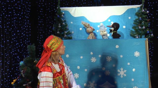 Новогодняя сказка про зайку. Кукольный театр "Сюрприз"
