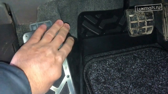 Всесезонные 3D автомобильные коврики в салон Lifan X60 (Лифан Х60) с ковролином LUXMATS