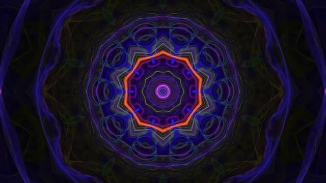 Абстракция калейдоскоп.Splendor of Color Kaleidoscope Video