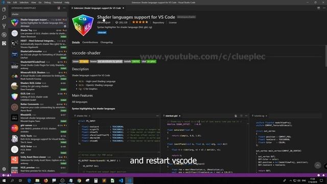 Setup VSCode For Shader GLSL On Win 10 |Code Video Graphics| 2019