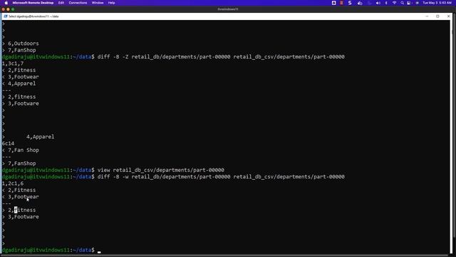 Comparing Files and Folders in Linux using diff linux