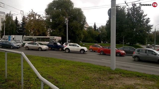 Ремонтные работы на площади Фрунзе парализовали Владимир в пробках