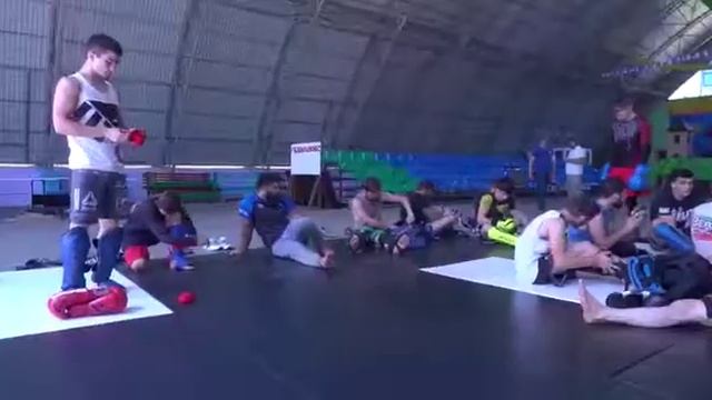 Бойцы ММА в Шелковском районе на сборах