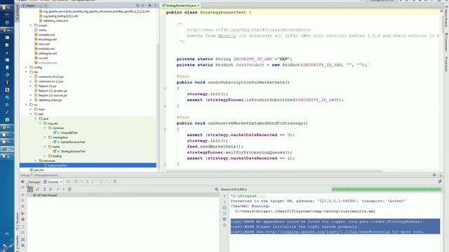 Tutorial 2: IDEA config, unit tests, example setup