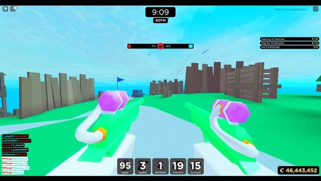 I can Only use Dual GunsPistols! Roblox Big Paintball